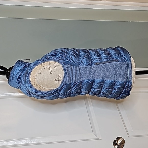 Tangerine Blue Duck Down Puffer Vest - Size Small - Picture 3 of 7